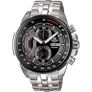 Casio EF-558D-1AVEF Mens Edifice Black Steel Watch